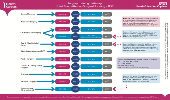 Training and development (cardiothoracic surgery) Health